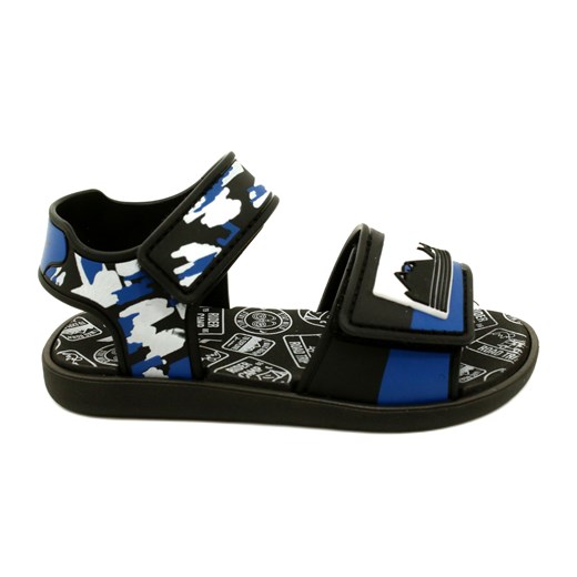 RIDER sandały chłopięce 83453 AG294 Black/Blue/White czarne ze sklepu ButyModne.pl w kategorii Sandały dziecięce - zdjęcie 184649546