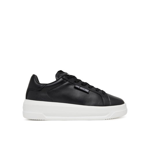LOVE MOSCHINO Sneakersy JA15195G1NIA300Z37 Czarny ze sklepu MODIVO w kategorii Buty sportowe damskie - zdjęcie 184650007