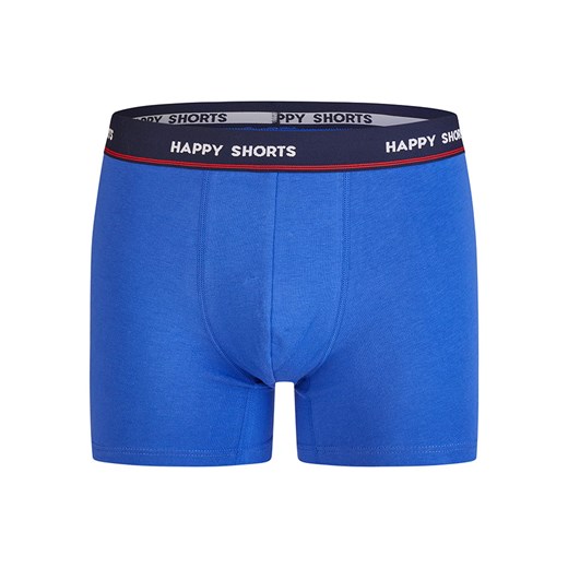 Happy Shorts Bokserki (3 pary) w kolorze granatowo-niebiesko-szarym Happy Shorts XL promocyjna cena Limango Polska