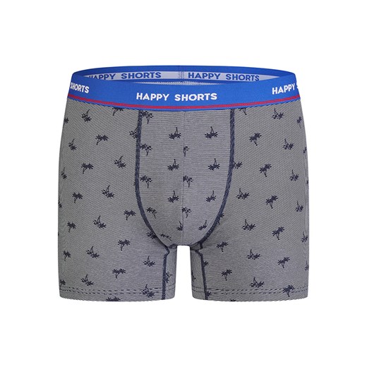 Happy Shorts Bokserki (3 pary) w kolorze granatowo-niebiesko-szarym Happy Shorts L okazja Limango Polska