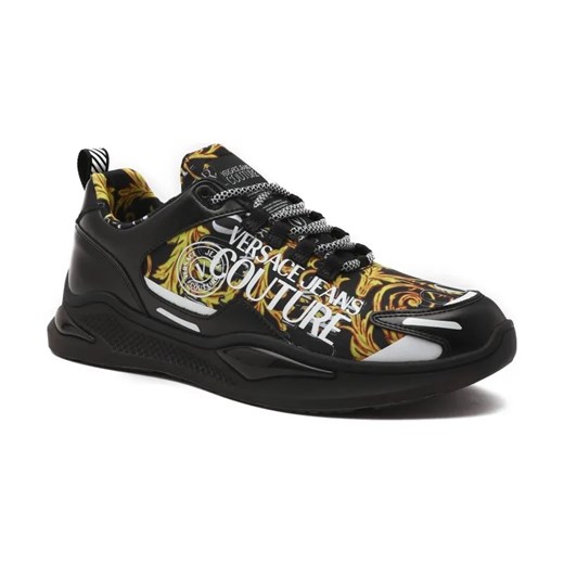 Versace Jeans Couture Sneakersy | z dodatkiem skóry ze sklepu Gomez Fashion Store w kategorii Buty sportowe męskie - zdjęcie 184651649