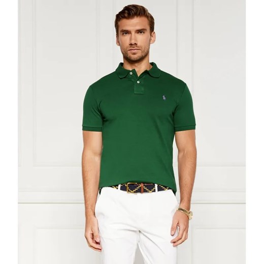 POLO RALPH LAUREN Polo | Slim Fit | pique ze sklepu Gomez Fashion Store w kategorii T-shirty męskie - zdjęcie 184651666