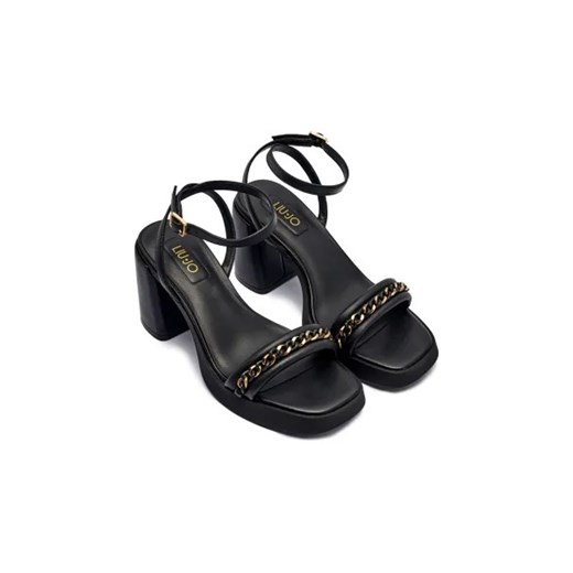 Liu Jo Skórzane sandały na słupku GISELE 11 Liu Jo 39 okazyjna cena Gomez Fashion Store