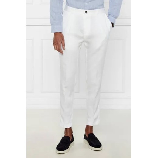 Joop! Spodnie Lester | Loose fit | z dodatkiem lnu Joop! 52 promocja Gomez Fashion Store