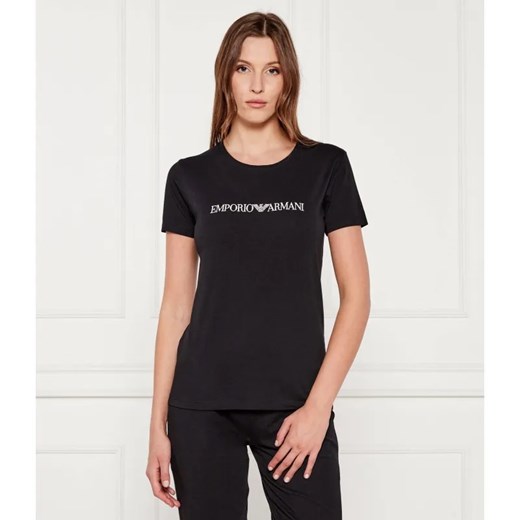 Emporio Armani T-shirt | Regular Fit ze sklepu Gomez Fashion Store w kategorii Bluzki damskie - zdjęcie 184651985