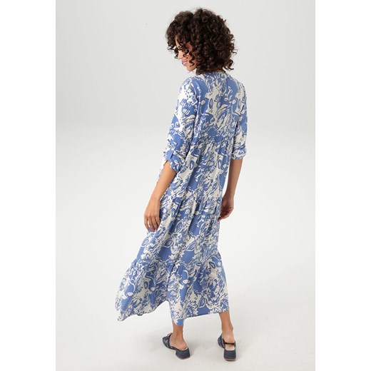 Aniston Sukienka w kolorze błękitno-białym Aniston 36 promocyjna cena Limango Polska
