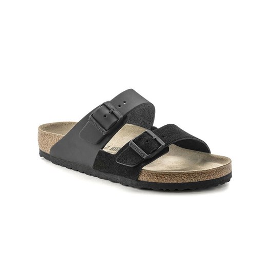 Birkenstock Klapki &quot;Arizona Split&quot; w kolorze czarnym 38 promocja Limango Polska