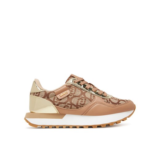 Sneakersy Liu Jo Evelyn 915 BF5057 EX322 Beżowy ze sklepu eobuwie.pl w kategorii Buty sportowe damskie - zdjęcie 184652165