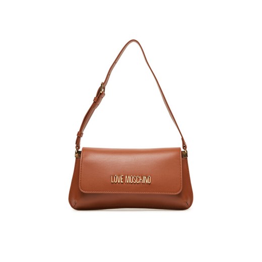 Torebka LOVE MOSCHINO JC4058PP1NLO0312 Brązowy ze sklepu eobuwie.pl w kategorii Listonoszki - zdjęcie 184652176