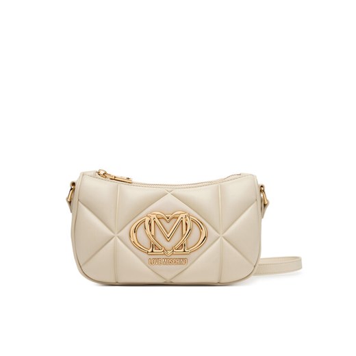 Torebka LOVE MOSCHINO JC4083PP1NLC0110 Beżowy ze sklepu eobuwie.pl w kategorii Listonoszki - zdjęcie 184652196