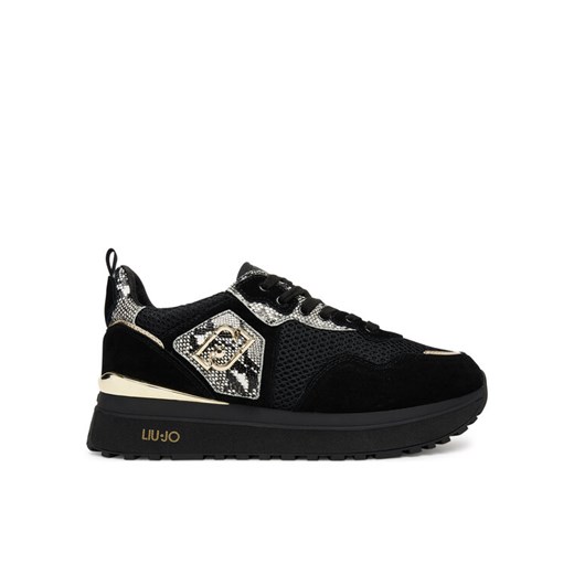 Sneakersy Liu Jo Maxi Wonder 01 BF5009 PX684 Czarny ze sklepu eobuwie.pl w kategorii Buty sportowe damskie - zdjęcie 184652236