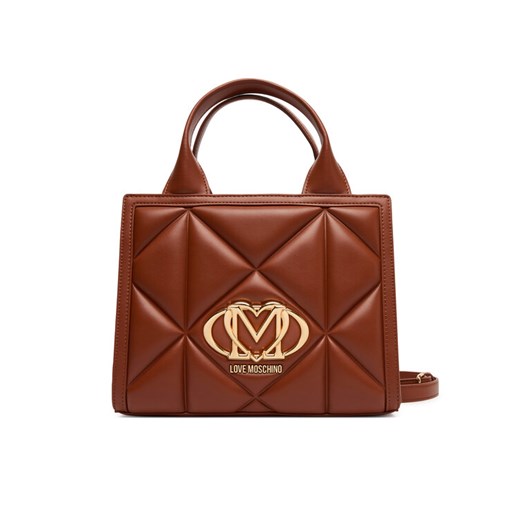 LOVE MOSCHINO Torebka JC4081PP1NLC0312 Brązowy ze sklepu MODIVO w kategorii Torebki damskie - zdjęcie 184653365