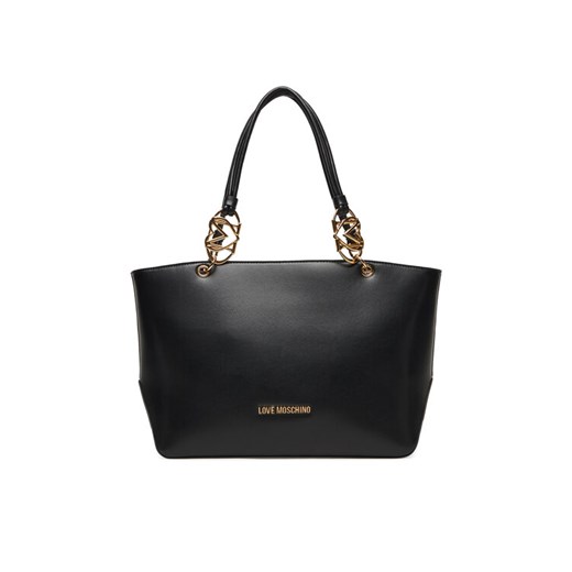 LOVE MOSCHINO Torebka JC4074PP1NLF0000 Czarny ze sklepu MODIVO w kategorii Torby Shopper bag - zdjęcie 184653375