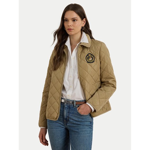 LAUREN RALPH LAUREN Kurtka przejściowa 297979539002 Beżowy Straight Fit ze sklepu MODIVO w kategorii Kurtki damskie - zdjęcie 184653376