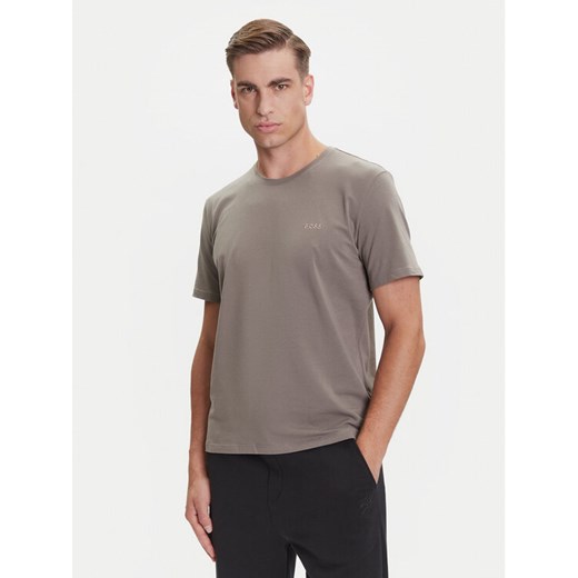 BOSS T-Shirt Mix&Match 50515312 Brązowy Regular Fit ze sklepu MODIVO w kategorii T-shirty męskie - zdjęcie 184653455