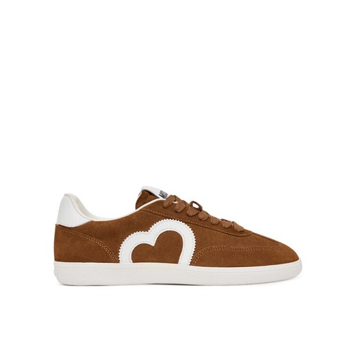 LOVE MOSCHINO Sneakersy JA15112G1NIG021041 Brązowy ze sklepu MODIVO w kategorii Buty sportowe damskie - zdjęcie 184653485