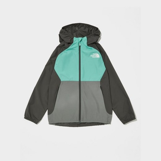 THE NORTH FACE KURTKA $WINDRUNNER GREY/TEAL ze sklepu JD Sports  w kategorii Kurtki chłopięce - zdjęcie 184654958