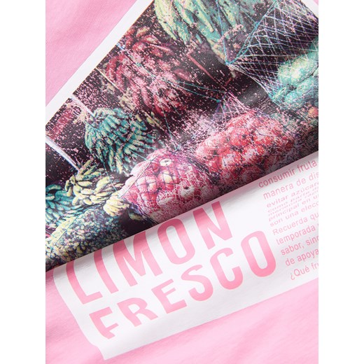 Reserved - T-shirt boxy - jasnopomarańczowy Reserved L Reserved