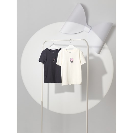 Sinsay - Koszulki 2 pack Hello Kitty - wielobarwny Sinsay 158 (12-13 l) Sinsay