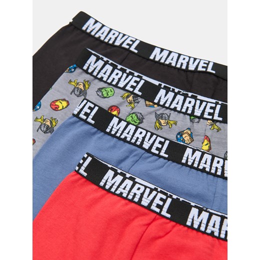 Sinsay - Bokserki 4 pack Marvel - wielobarwny Sinsay 98/104 Sinsay