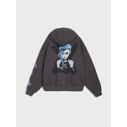 Sinsay - Bluza z kapturem League of Legends - niebieski ze sklepu Sinsay w kategorii Bluzy męskie - zdjęcie 184656289