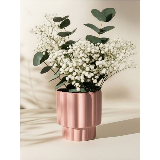 Sinsay - Ceramiczna doniczka - różowy ze sklepu Sinsay w kategorii Doniczki i osłonki - zdjęcie 184656307