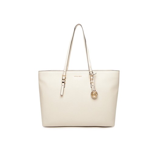 Torebka MICHAEL Michael Kors Quinn 30T5GQNT9L Écru ze sklepu eobuwie.pl w kategorii Torby Shopper bag - zdjęcie 184656439