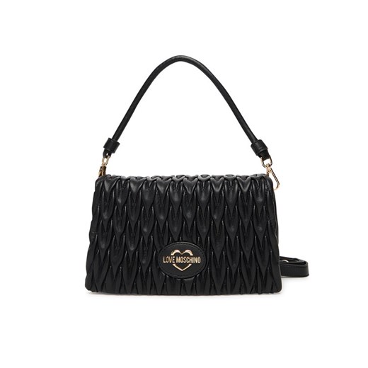 Torebka LOVE MOSCHINO JC4013PP1NLH0000 Czarny ze sklepu eobuwie.pl w kategorii Listonoszki - zdjęcie 184656465