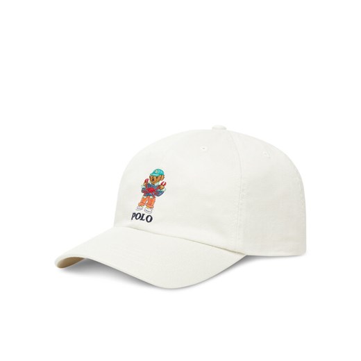 Czapka z daszkiem Polo Ralph Lauren 323963969001 Biały ze sklepu eobuwie.pl w kategorii Czapki dziecięce - zdjęcie 184656515