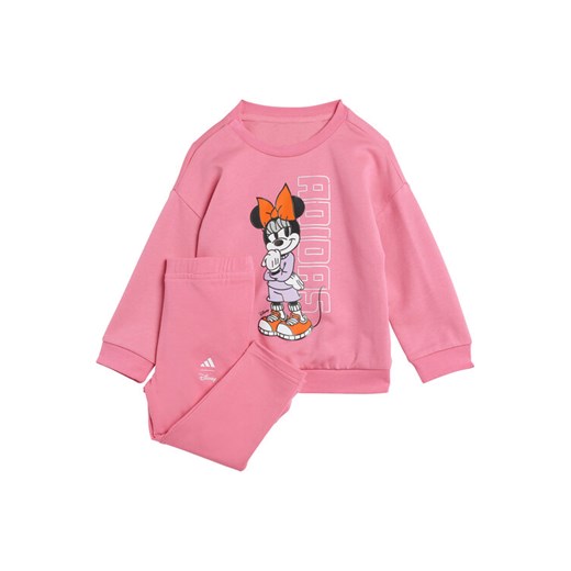 adidas Komplet bluza i legginsy Disney Minnie Mouse JY3470 Różowy Regular Fit ze sklepu MODIVO w kategorii Komplety niemowlęce - zdjęcie 184657296
