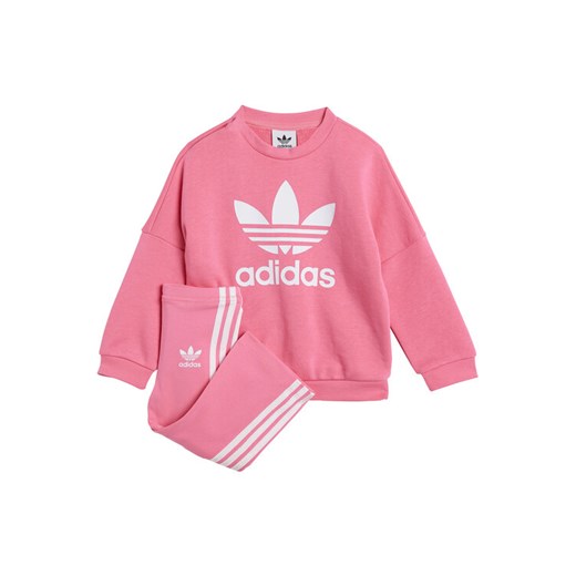 adidas Komplet bluza i legginsy JY1109 Różowy Flared Fit ze sklepu MODIVO w kategorii Komplety niemowlęce - zdjęcie 184657328