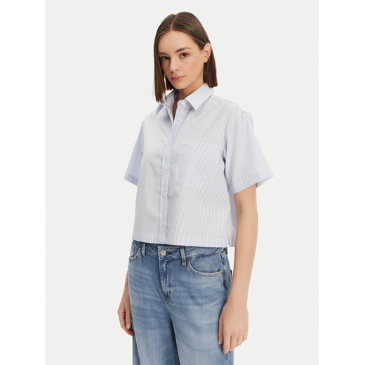 Guess Koszula W5GH98 WH7Q1 Niebieski Regular Fit Guess XXL MODIVO