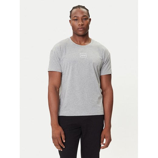 HUGO T-Shirt Laze 50525236 Szary Relaxed Fit ze sklepu MODIVO w kategorii T-shirty męskie - zdjęcie 184657355