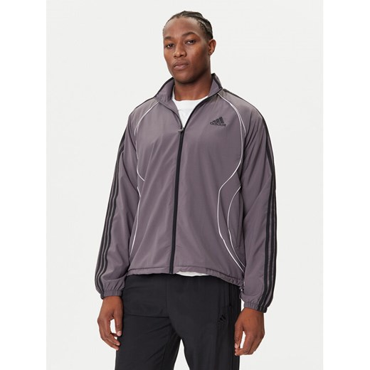 adidas Bluza Teamgeist adicolor JW5865 Szary Loose Fit ze sklepu MODIVO w kategorii Bluzy męskie - zdjęcie 184657365