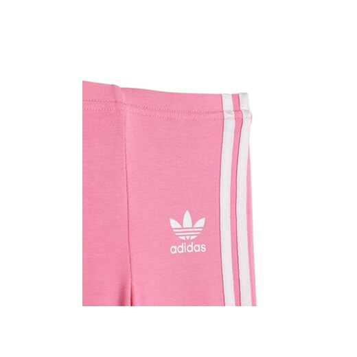 adidas Komplet bluza i legginsy JY1109 Różowy Flared Fit 3_4Y MODIVO
