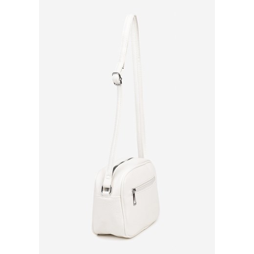 Biała Torebka na Ramię Ozdobiona Napisem Dolarrea ONE SIZE born2be.pl