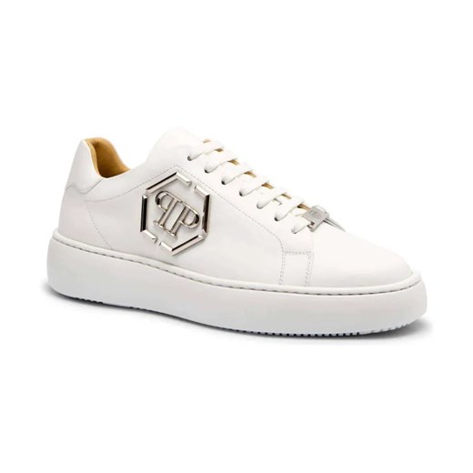 Philipp Plein Skórzane sneakersy Hexagon ze sklepu Gomez Fashion Store w kategorii Buty sportowe męskie - zdjęcie 184658819