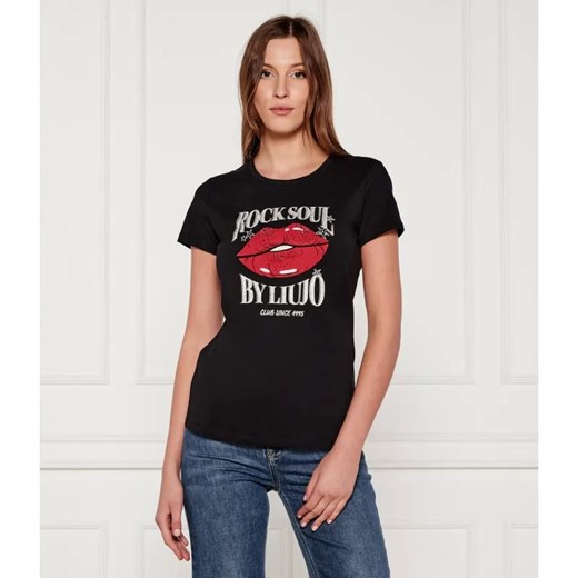 Liu Jo T-shirt | Regular Fit ze sklepu Gomez Fashion Store w kategorii Bluzki damskie - zdjęcie 184658835