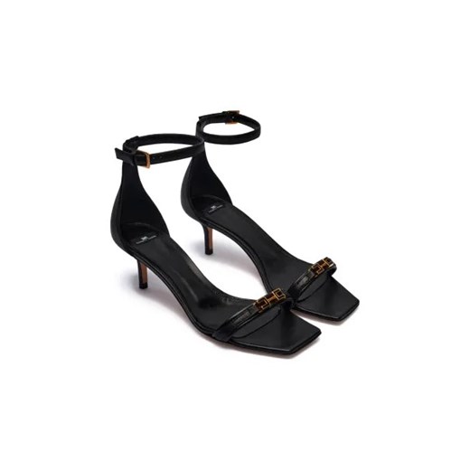 Elisabetta Franchi Skórzane sandały na szpilce Elisabetta Franchi 37 promocja Gomez Fashion Store