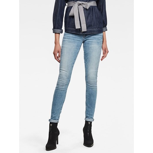 G-Star Dżinsy &quot;3301&quot; - Skinny fit - w kolorze błękitnym ze sklepu Limango Polska w kategorii Jeansy damskie - zdjęcie 184659196