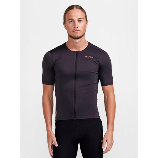 Craft Koszulka kolarska &quot;Pro Gravel&quot; w kolorze czarnym ze sklepu Limango Polska w kategorii T-shirty męskie - zdjęcie 184659236