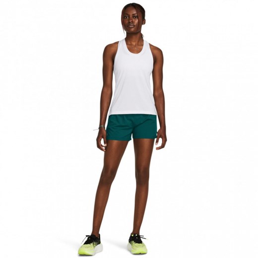 Damskie spodenki do biegania Under Armour UA Launch Pro 3'' Shorts - zielone ze sklepu Sportstylestory.com w kategorii Szorty - zdjęcie 184659595