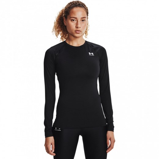 Damski longsleeve treningowy Under Armour UA HG Authentics Comp LS - czarny ze sklepu Sportstylestory.com w kategorii Bluzki damskie - zdjęcie 184659627