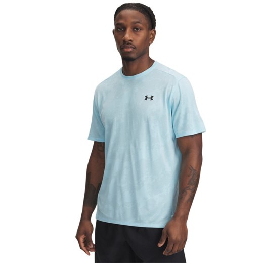 Męska koszulka treningowa Under Armour UA Tech Vent Jcqrd SS - niebieska ze sklepu Sportstylestory.com w kategorii T-shirty męskie - zdjęcie 184659667