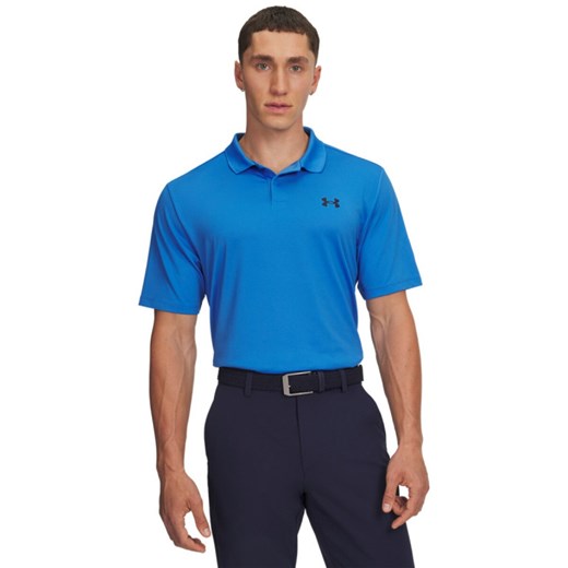 Męska koszulka polo Under Armour UA Matchplay Polo - niebieska ze sklepu Sportstylestory.com w kategorii T-shirty męskie - zdjęcie 184659826