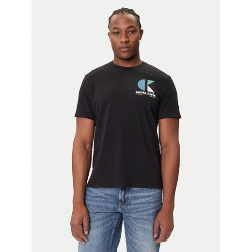 Calvin Klein Jeans T-Shirt Bauhaus Logo LV04RC827G Czarny Regular Fit ze sklepu MODIVO w kategorii T-shirty męskie - zdjęcie 184661025