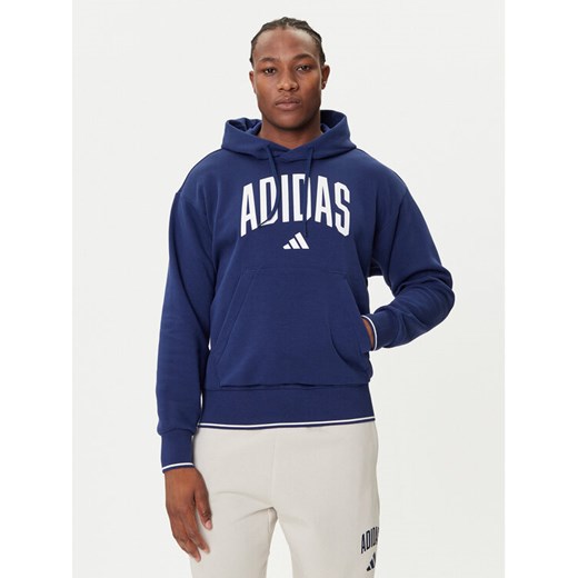 adidas Bluza Collegiate KC3874 Niebieski Regular Fit ze sklepu MODIVO w kategorii Bluzy męskie - zdjęcie 184661038