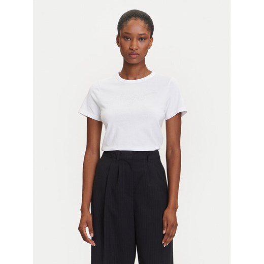HUGO T-Shirt Deloris 50532137 Biały Regular Fit ze sklepu MODIVO w kategorii Bluzki damskie - zdjęcie 184661119