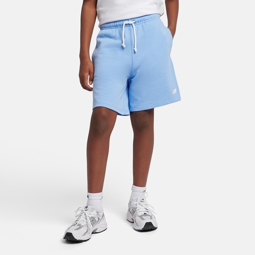 Spodenki dziecięce New Balance LAKB0008ELE – niebieskie ze sklepu New Balance Poland w kategorii Spodenki chłopięce - zdjęcie 184661856