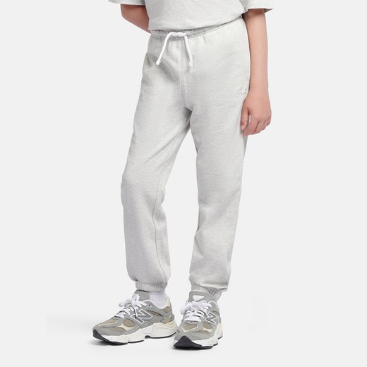 Spodnie dziecięce New Balance LAKB0060AHH – szare ze sklepu New Balance Poland w kategorii Spodnie dziewczęce - zdjęcie 184661857